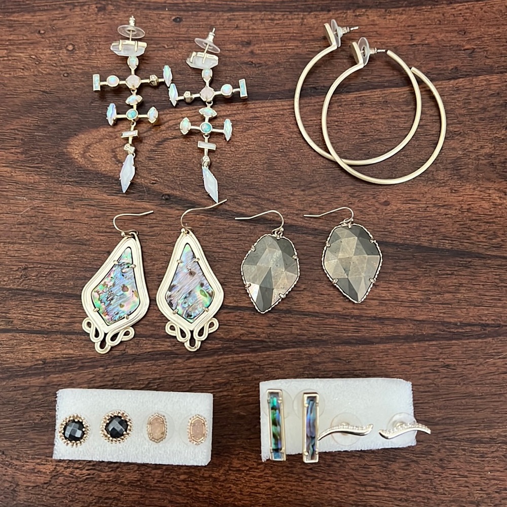 Lot of Kendra Scott Earrings- 8 pairs!